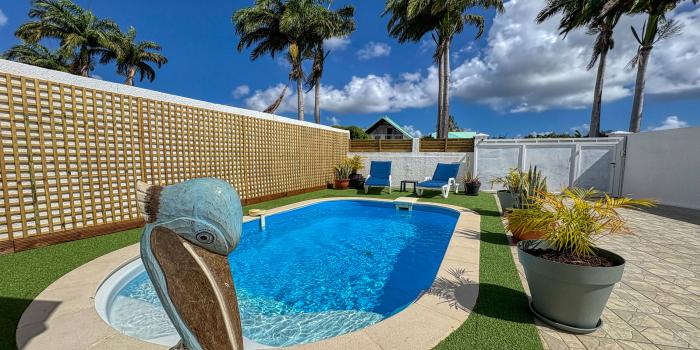 1.Location villa piscine Saint François Guadeloupe_Piscine